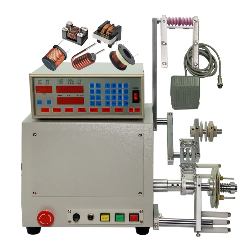 Automatic CNC Coil Winding Winder Machine for 0.03-1.2mm Wire 400W Brushless Motor Industrial Use
