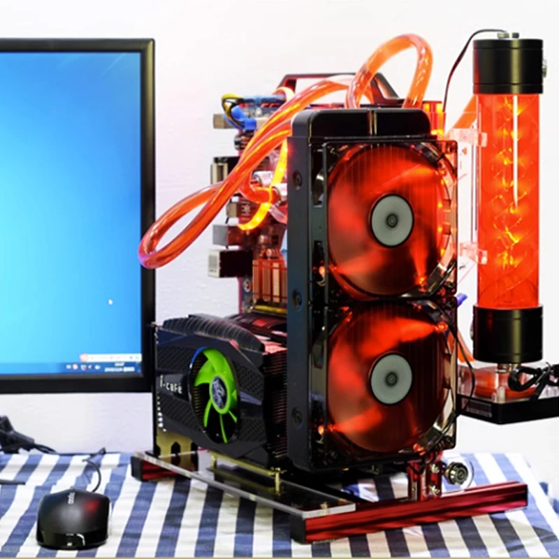 PC-JMK5 DIY кронштейн для корпуса компьютера портативный вертикальный игровой корпус