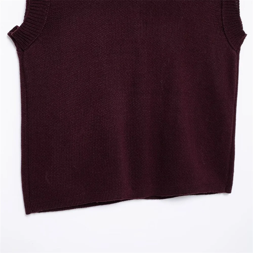 RARF 2024 свободный Ankela маленькая ароматная пуговица украшение вязаный жилет