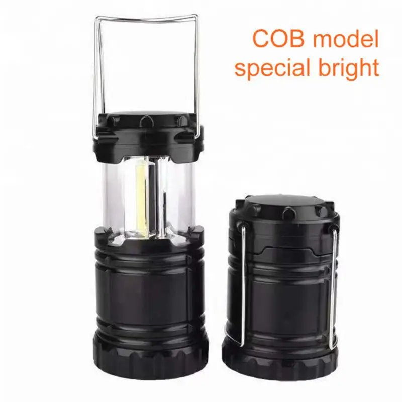 

Mini 3*COB Tent Lamp Telescopic Torch Camping Lamp LED Portable Lantern Waterproof Emergency Light Powered By 3*AA Working Light