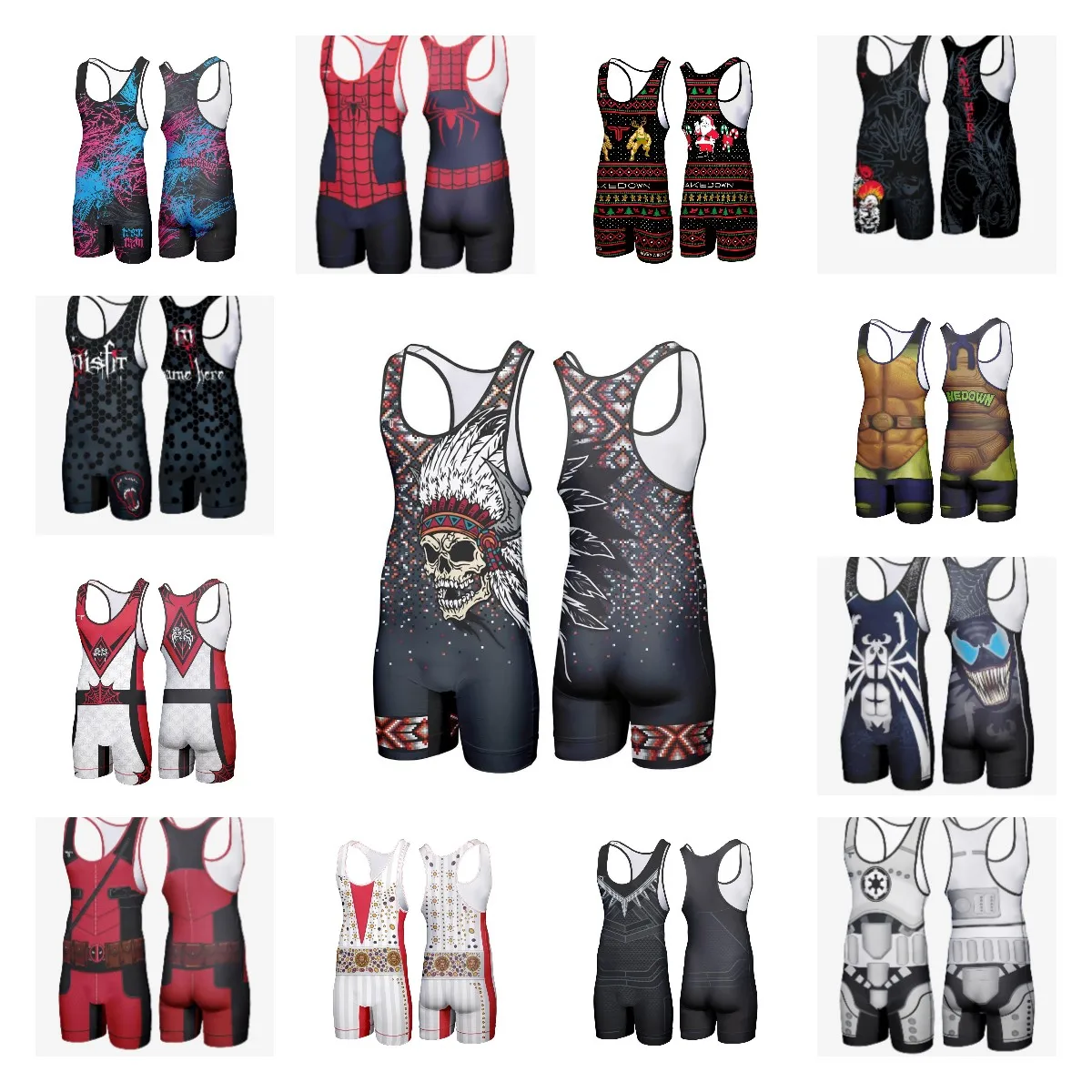 

Custom Reversible Sublimated Marathon Running Wear Lightweight Iron Suit Wrestling Singlets Triathlon Bodysuit Gym Gear Skinsuit