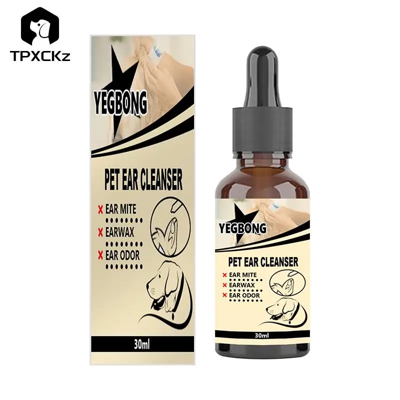 

Cat And Dog Ear Cleaner Pet Ear Drops For Infections Control Yeast Mites Removes Ear Mites And Ear Wax Relieve Itching