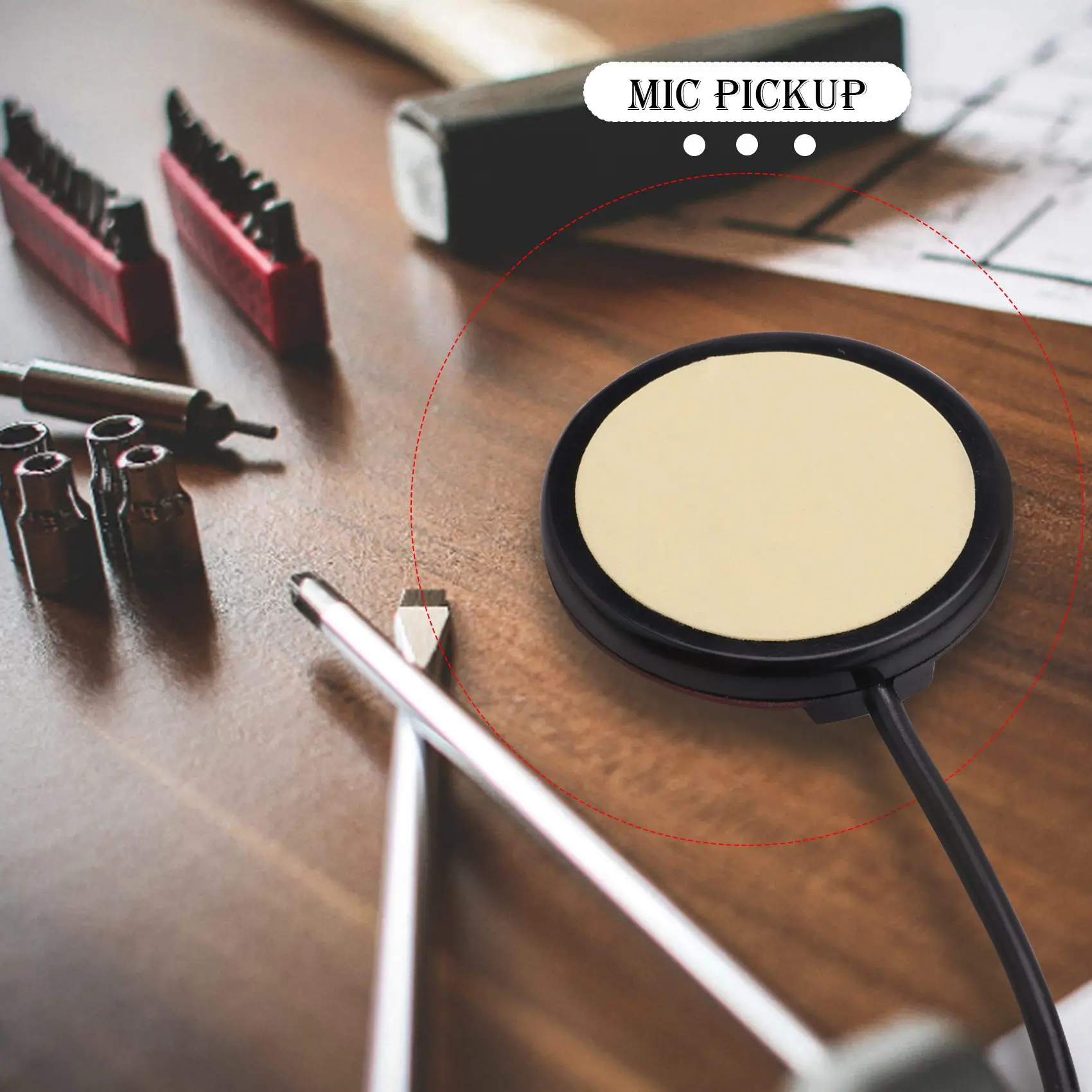 2 шт. пьезоконтактный микрофонный звукосниматель для гитары скрипки банджо