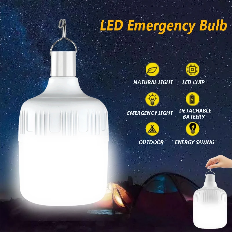 

Светодиодный аварийный светильник, уличная лампа с USB-зарядкой, подвесной светильник для палатки, портативные фонари для кемпинга, для пати...