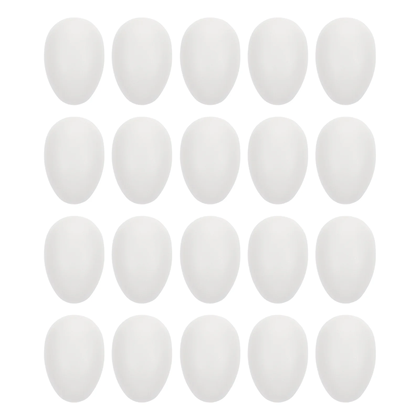 

50pcs Unfinished Egg Model Decor Graffiti Painting Eggs Toddler Toys Ornament