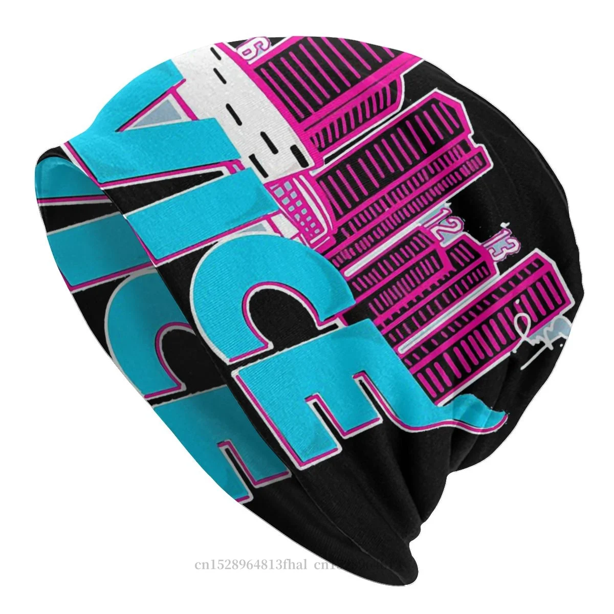 

Miami Heat Vice Bonnet Homme Thin Hat GTA Vice City Ken Rosenberg Game Skullies Beanies Caps For Men Women Creative Fabric Hats