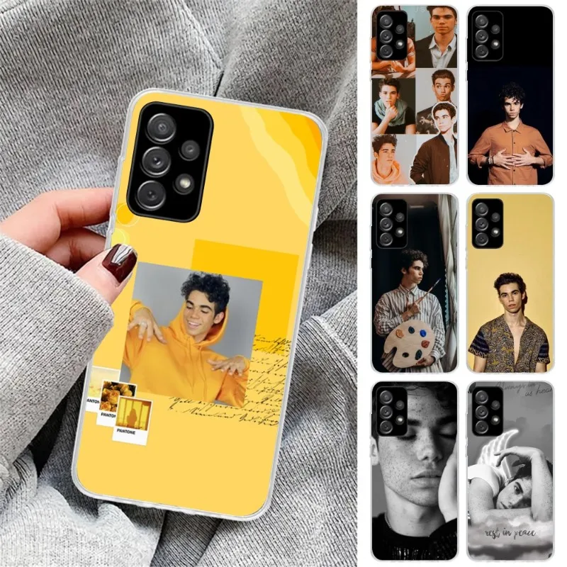 Чехол для телефона Cameron Boyce для Samsung Galaxy S23 S22 S21 Plus Ultra A12 A32 A53, прозрачный чехол для телефона