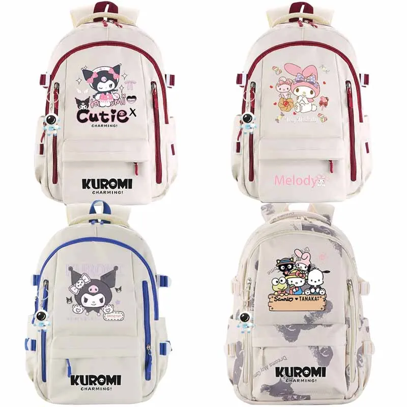 

Sanrios Kuromi My Melody HelloKittys Pochacco Student Stationery Storage Bag Large Capacity Travel Backpack Children Schoolbag