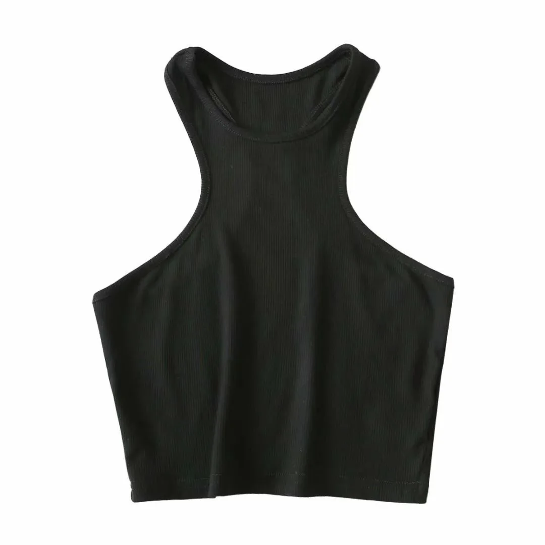 

OFbixin Fashionable Spring Summer Tanks & Camis: New Arrival Ruffle Sleeveless Top