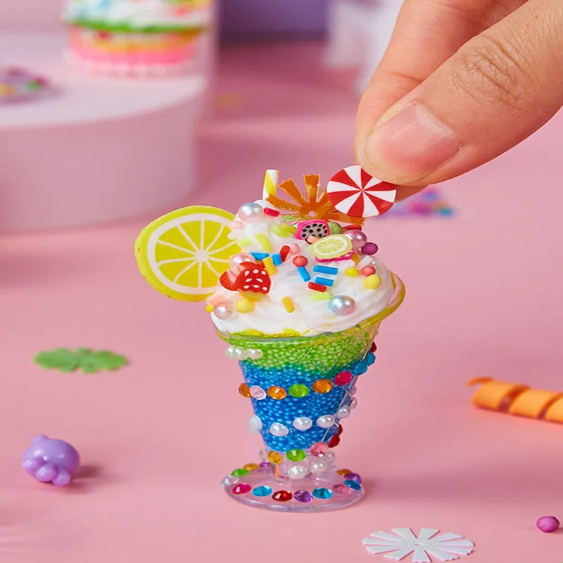 

Handmade DIY Children's Material Bag Diamond Sticker Toy Girls' Diamond Sticker for Primary School Students Guess Bag Blind Box