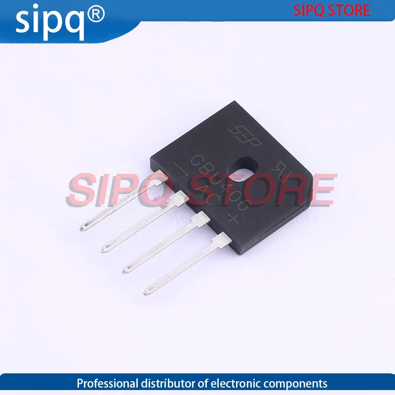 10 шт./партия, однофазный кремниевый выпрямитель GBU406 GBU 4A 600 в