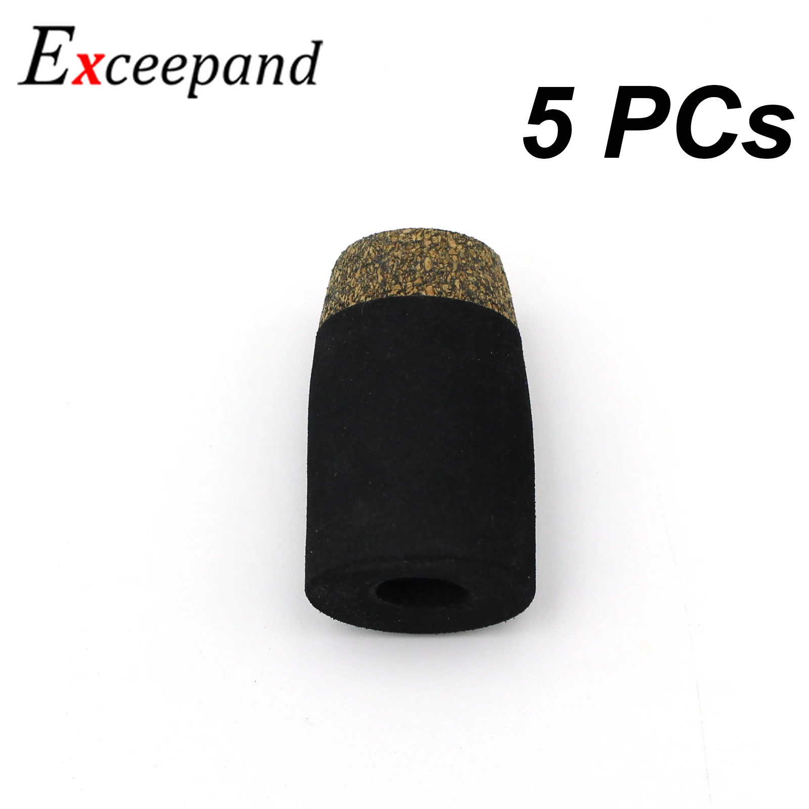 

Exceepand 5 pcs 42mm CAMO EVA Butt Caps Spinning Fishing Rod Handle Grip Handle for DIY Pole Replacement or Repair Components