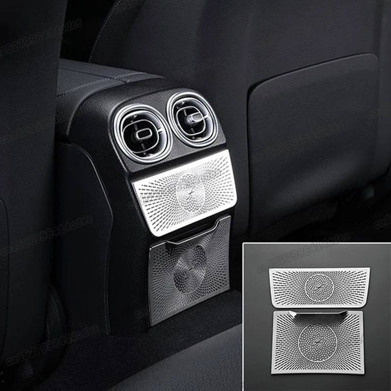 

Автомобильный подлокотник, задняя Противоударная панель, планка для mercedes benz c class w206 2021 2022 2023, звуковая колонка, аксессуары для интерьера 260 300