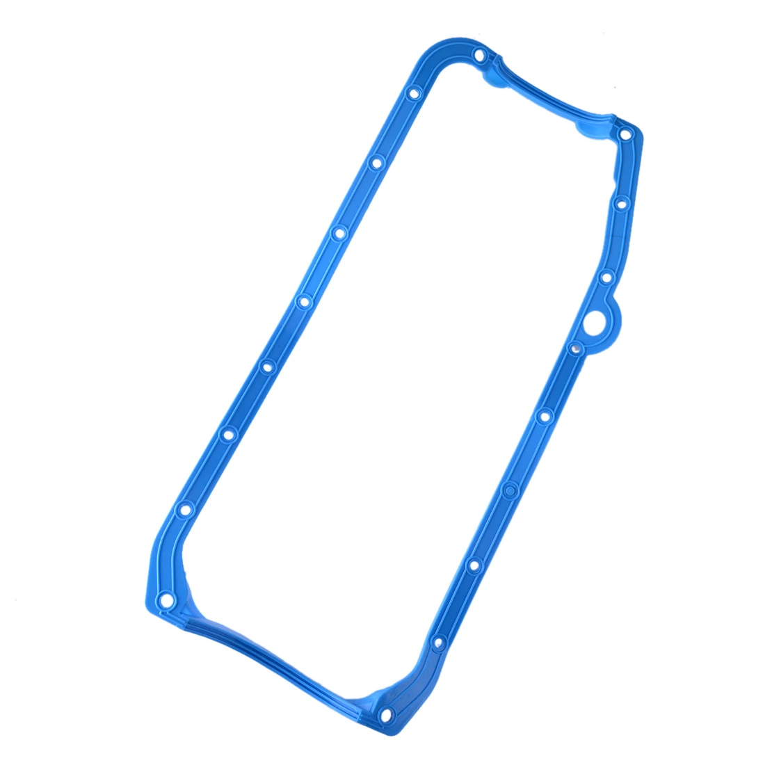 

DWCX Oil Pan Gasket Fit for Chevy Engines Pre-79 with Drivers Side Dipstick 265 283 327 350 383 400 Blue