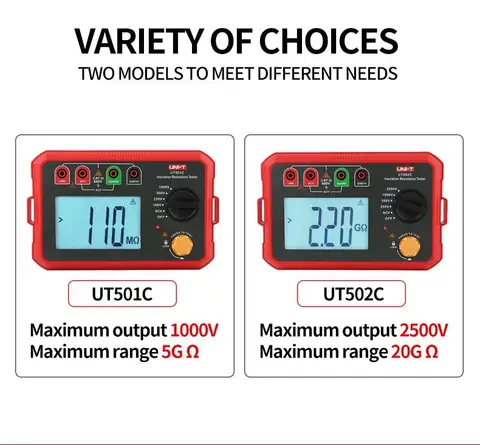 UNI-T UT502C Цифровой мегомметр