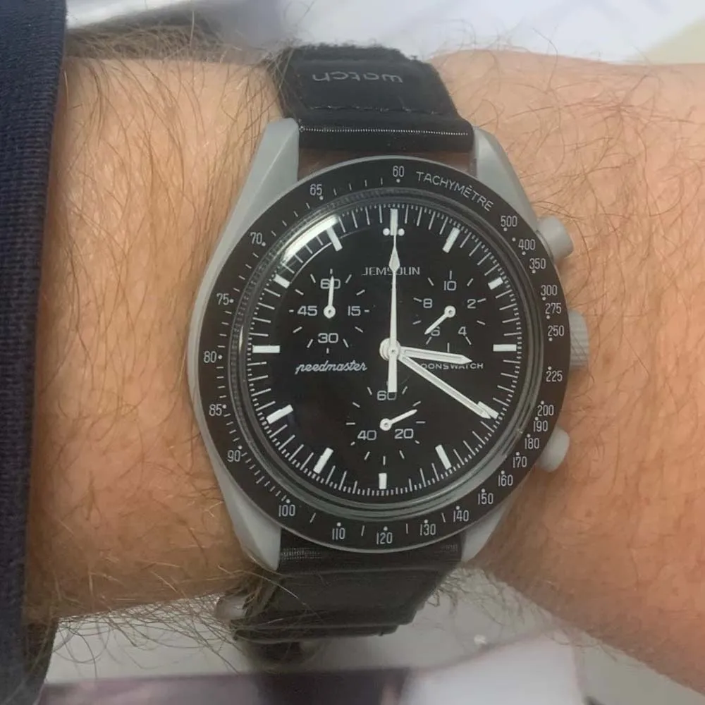 

2023 оригинальные фирменные часы, многофункциональные часы в виде пластиковой глины для мужчин и женщин, деловые часы с хронографом, часы с изображением планеты AAA