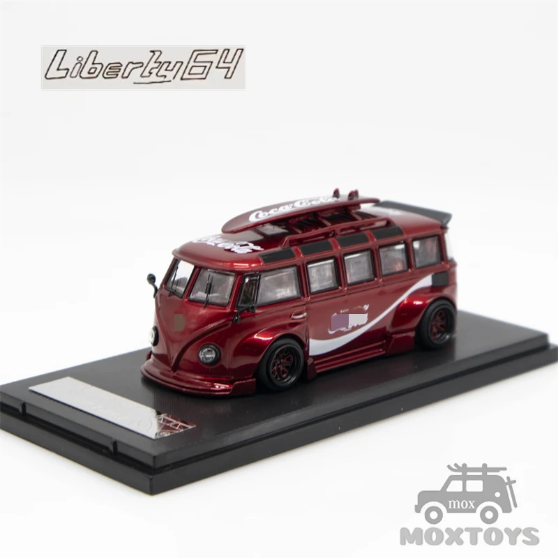 

Liberty64 1:64 RWB-T1 Van w/Roof-Rack Red Diecast Model Car