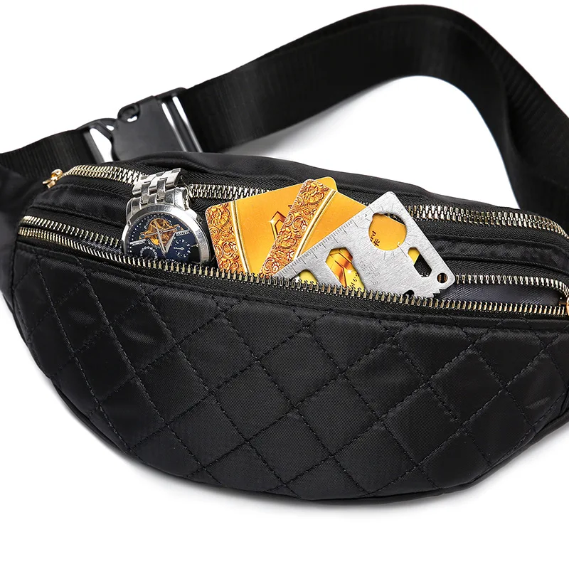 Fashion Chest Bag for Men Fanny Pack Trend Crossbody Large Capacity Transport Travel Running Casual Cashier Business Phone Bags
