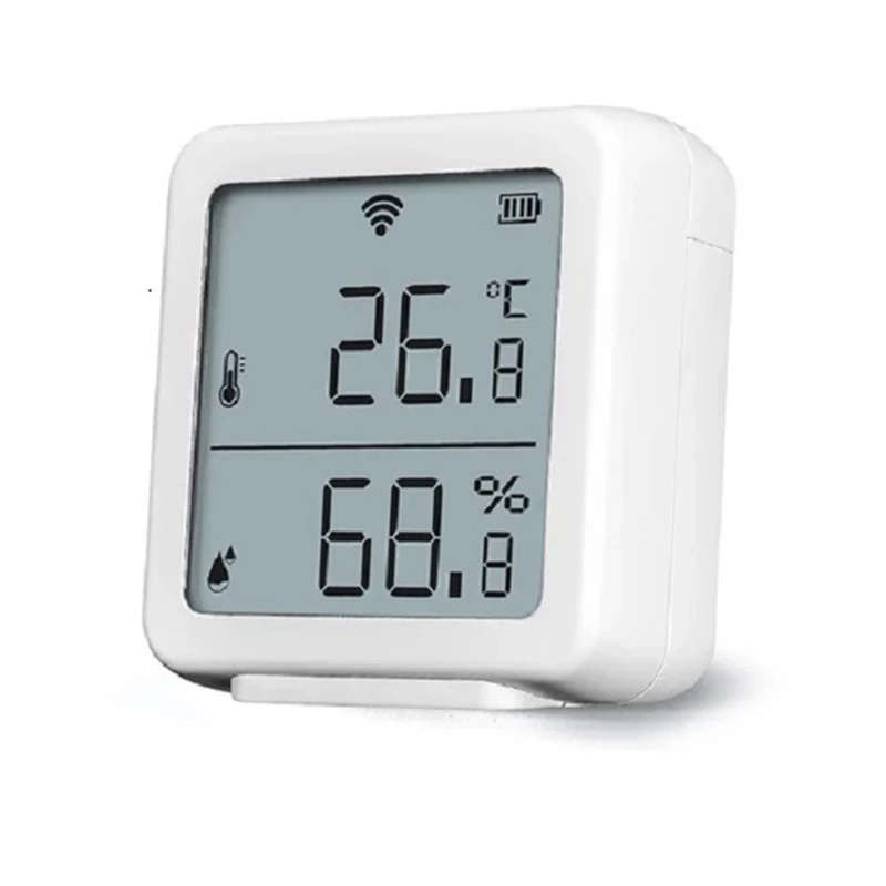 

Tuya WIFI Temperature And Humidity Sensor Wireless Hygrometer Thermometer Detector Support Alexa Google Home Smart Life