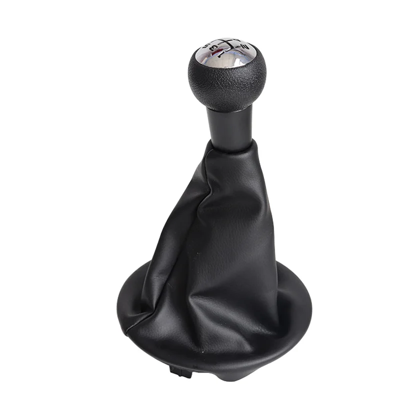 

Car PU Leather Gear Shift Knob Lever Shifter Stick Gaiter Boot Cover For Citroen Berlingo III MK3 For Peugeot Partner 2008-on