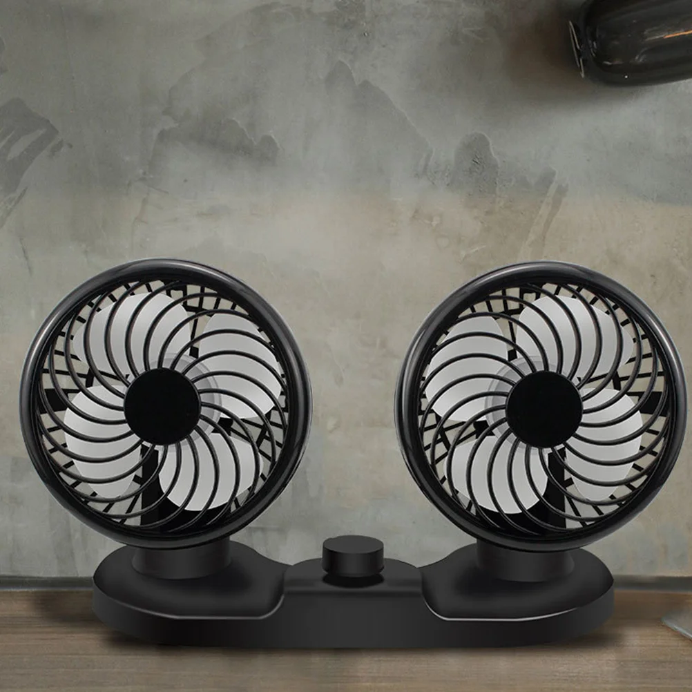Портативный вентилятор для автомобильной приборной панели вращающийся на 360