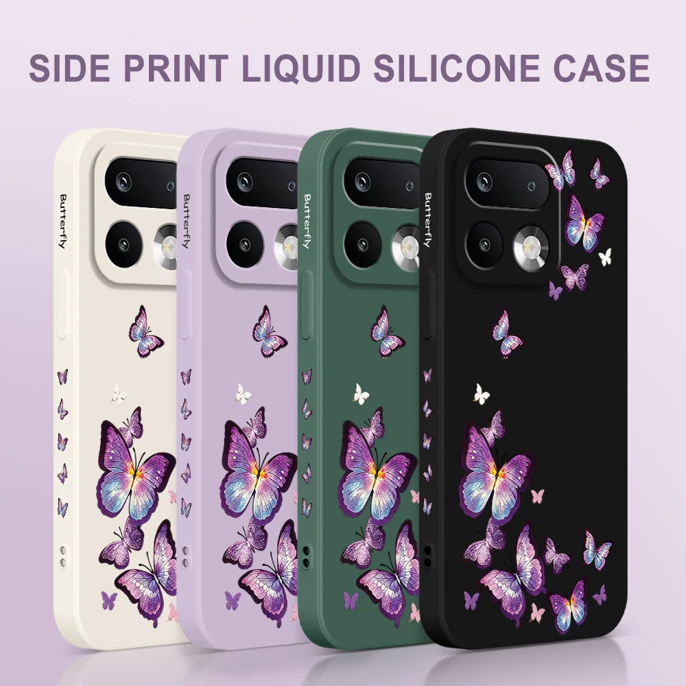 Фото Чехол для телефона Butterfly Rush для Oppo Realme 16 15 15T 14 13 12 11 10 9 9I Pro Plus 4G 5G, мягкий силиконовый чехол. №3