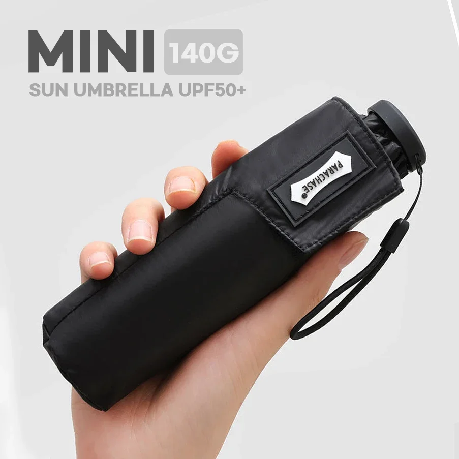 Мини-зонт Parachase женский Карманный складной милая Защита от УФ-лучей защита солнца