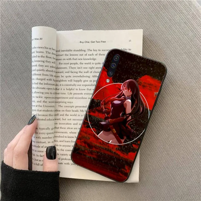 Cute Akame Ga Kill Phone Case For Samsung Galaxy S6 S7 S8 S9 S10 S21 S22 Plus Ultra Soft Black Phone Cover images - 6