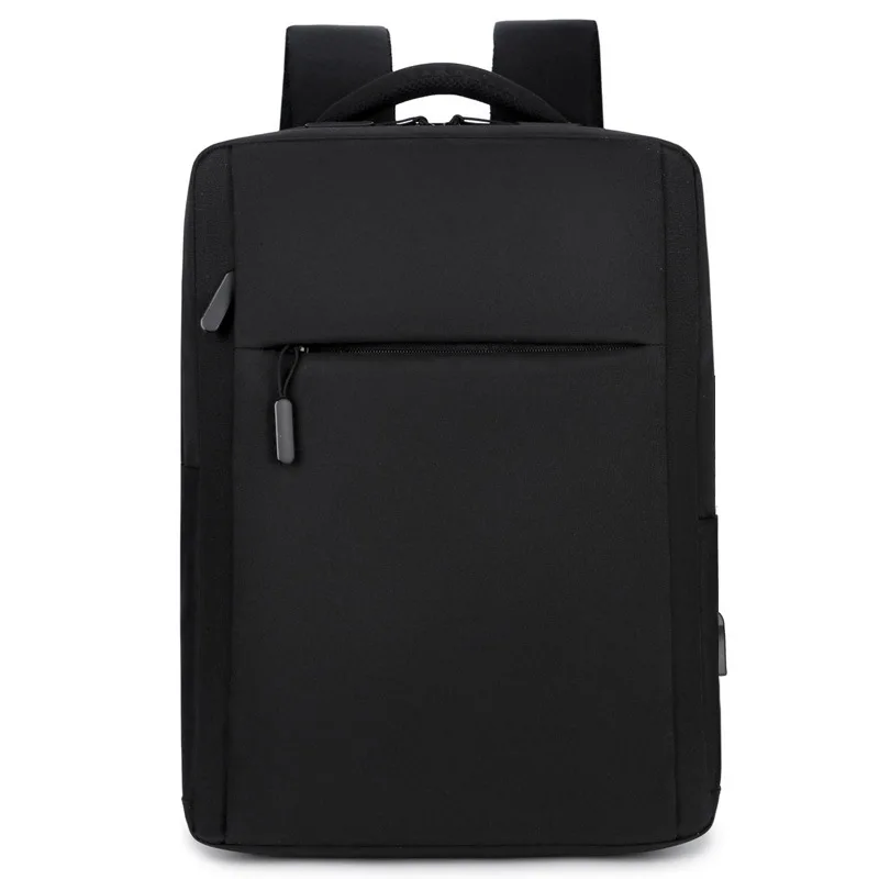 Laptop Backpack Men's Solid Multi-functional Backpack Simple Travel Leisure Backpack Computer Bag Schoolbag