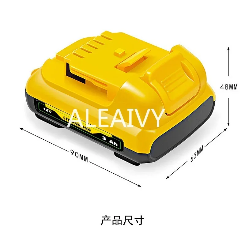Замена Aleaivy для Dewalt 10 8 В 12 3 Ач DCB120 литий-ионный аккумулятор DCB123 DCB125 DCB124 DCB122 DCD710