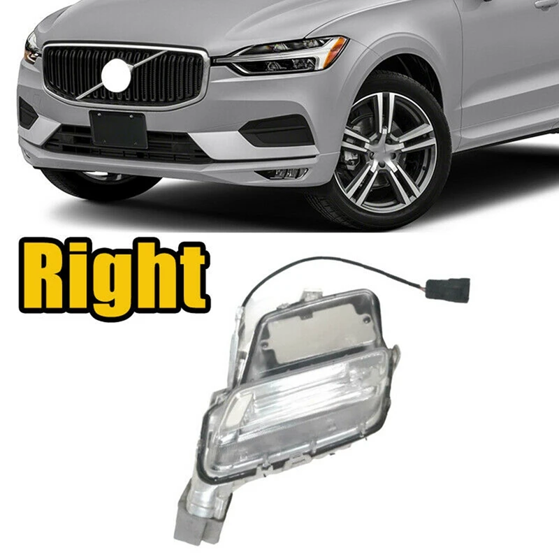 

Car Daytime Running Lights Front Bumer LED Fog Lamp DRL For Volvo XC60 2014-2018