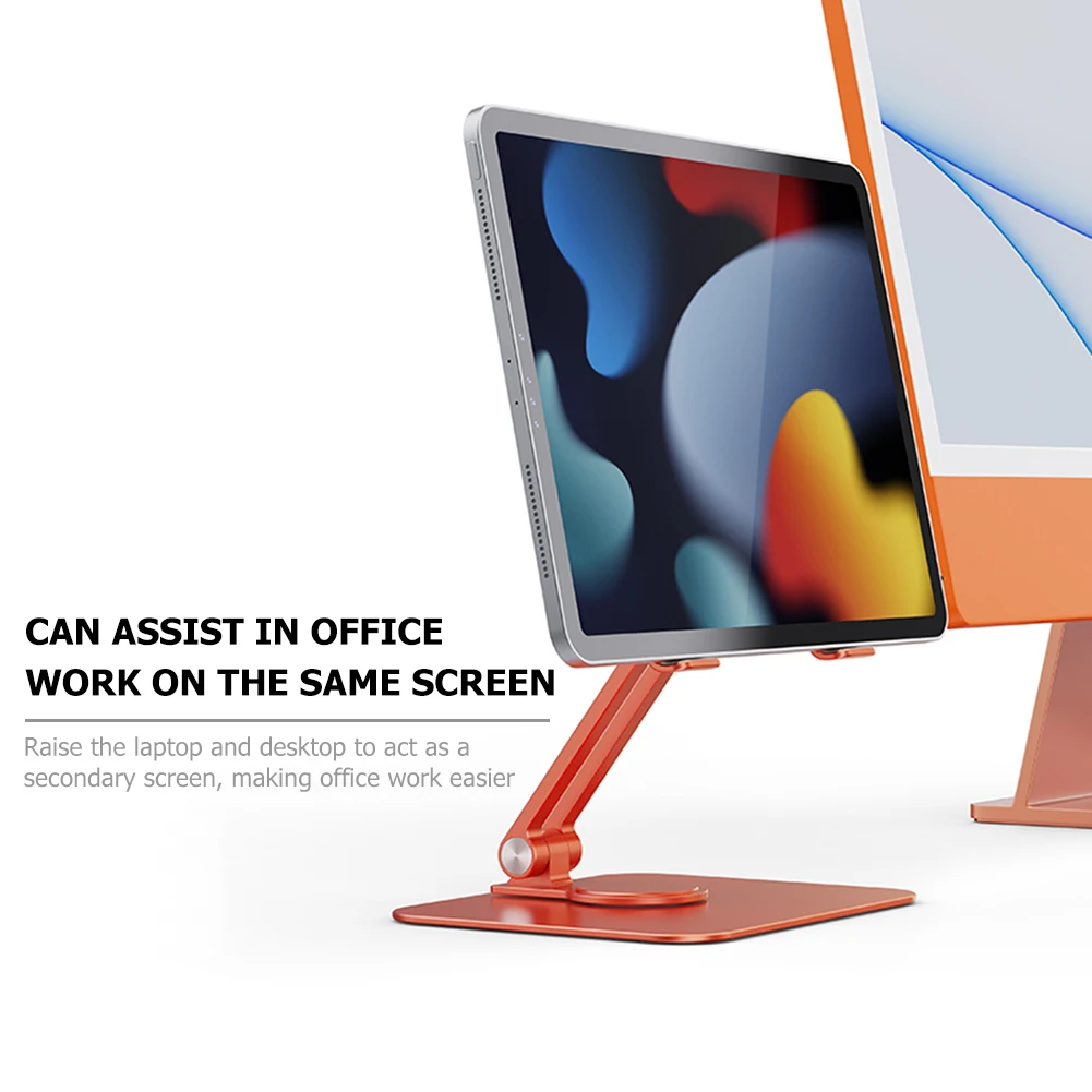 

Double Layer Notebook Support 360 Rotating Aluminum Alloy Notebook Support Holder Foldable Notebook Support Bracket for iPad Pro