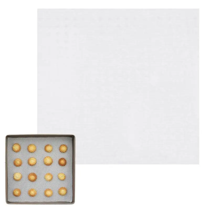 

Square Silicone Steamer Mesh Pad Nonsticks Cake Biscuit Tarts Baking Mat Round Shape Dumplings Baking Mat Kitchen Tool