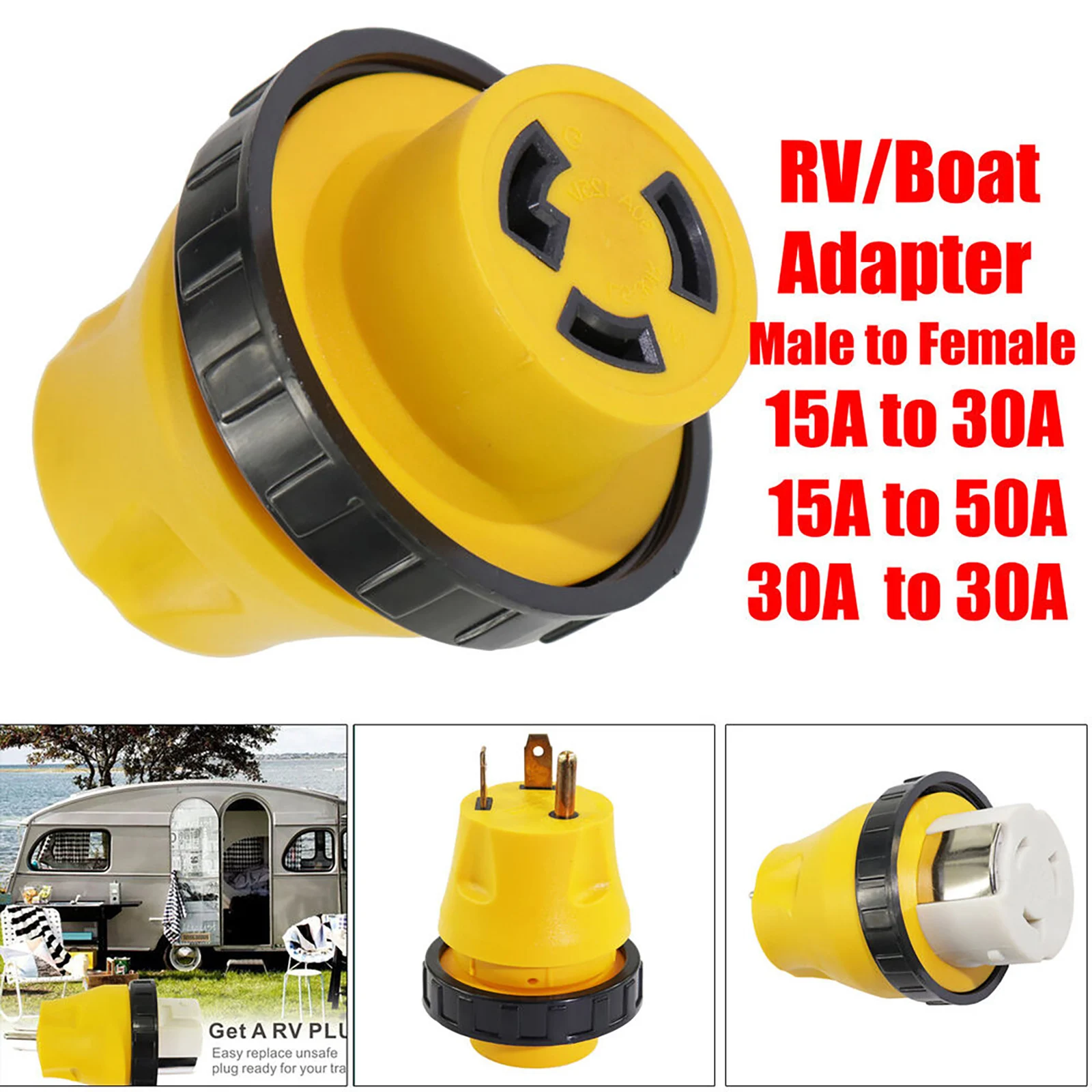 Plug Rv Boat Marine Adapter