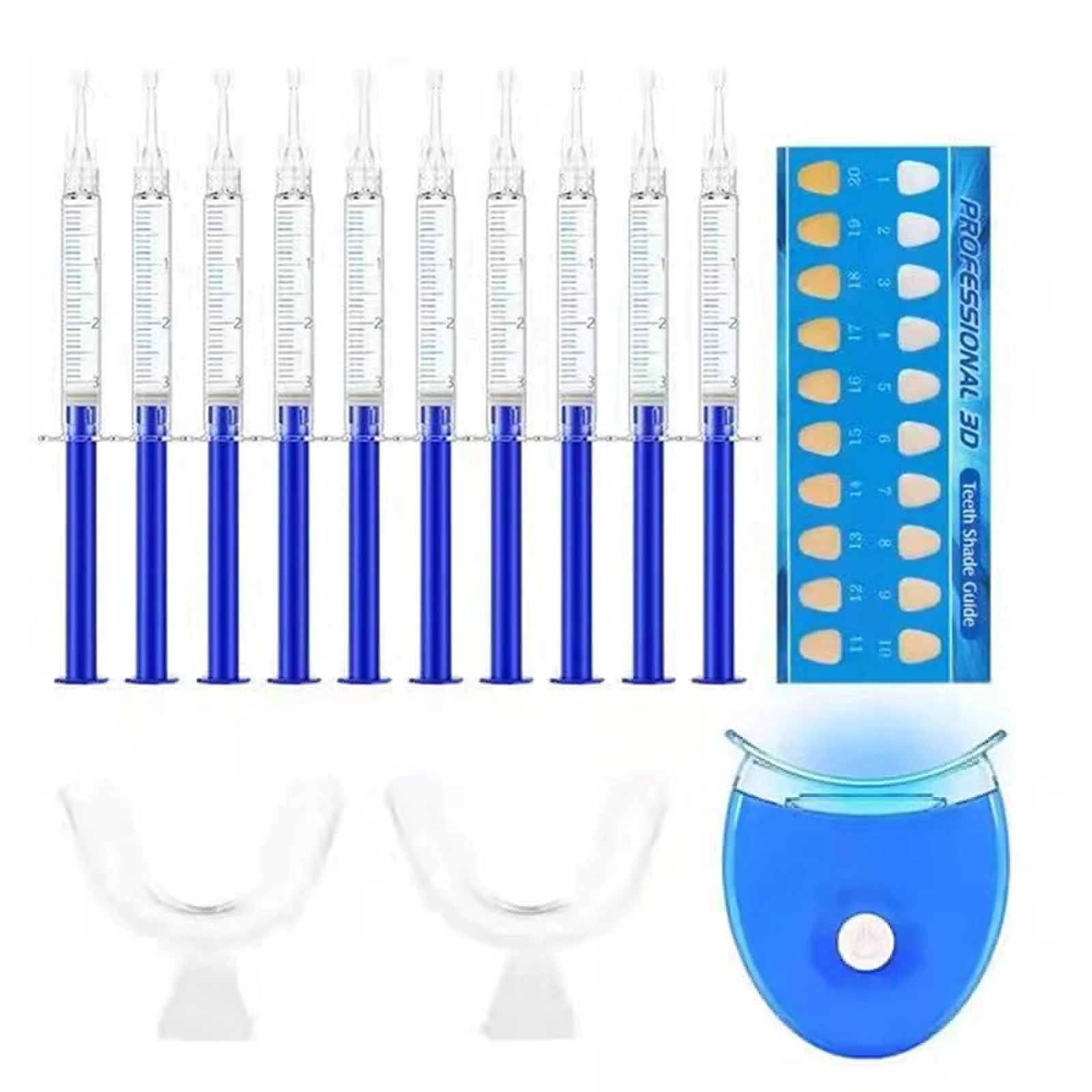 

Прямая поставка, комплект для отбеливания зубов, головки типа U для холодных искусственных зубов, средство для очистки зубов, отбеливание зубов