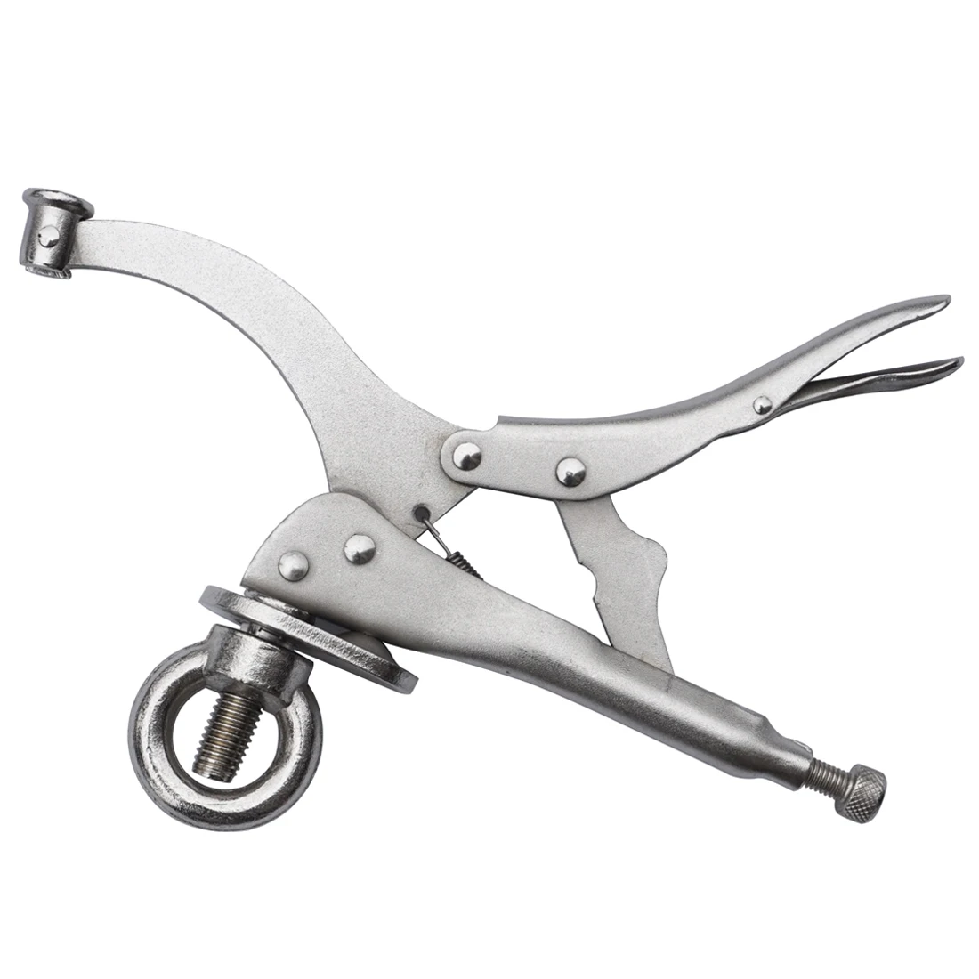 

9in Drill Press Vice Clamp Woodworking Holding With Lock and Release Lever Locking Pliers