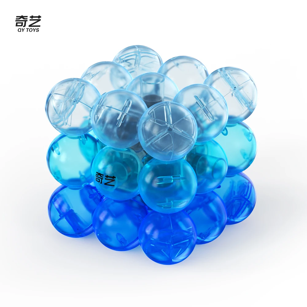 Фото Кубик Рубика Qiyi 3x3 Bubble Cube 3x3x3, скоростной кубик, развивающая игрушка для детей, подарок №3
