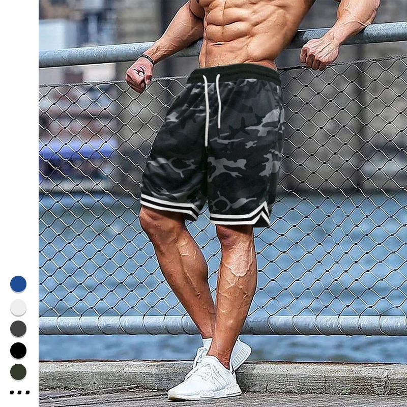 

Men's Fitness Sports Shorts Mesh Breathable Casual Pants