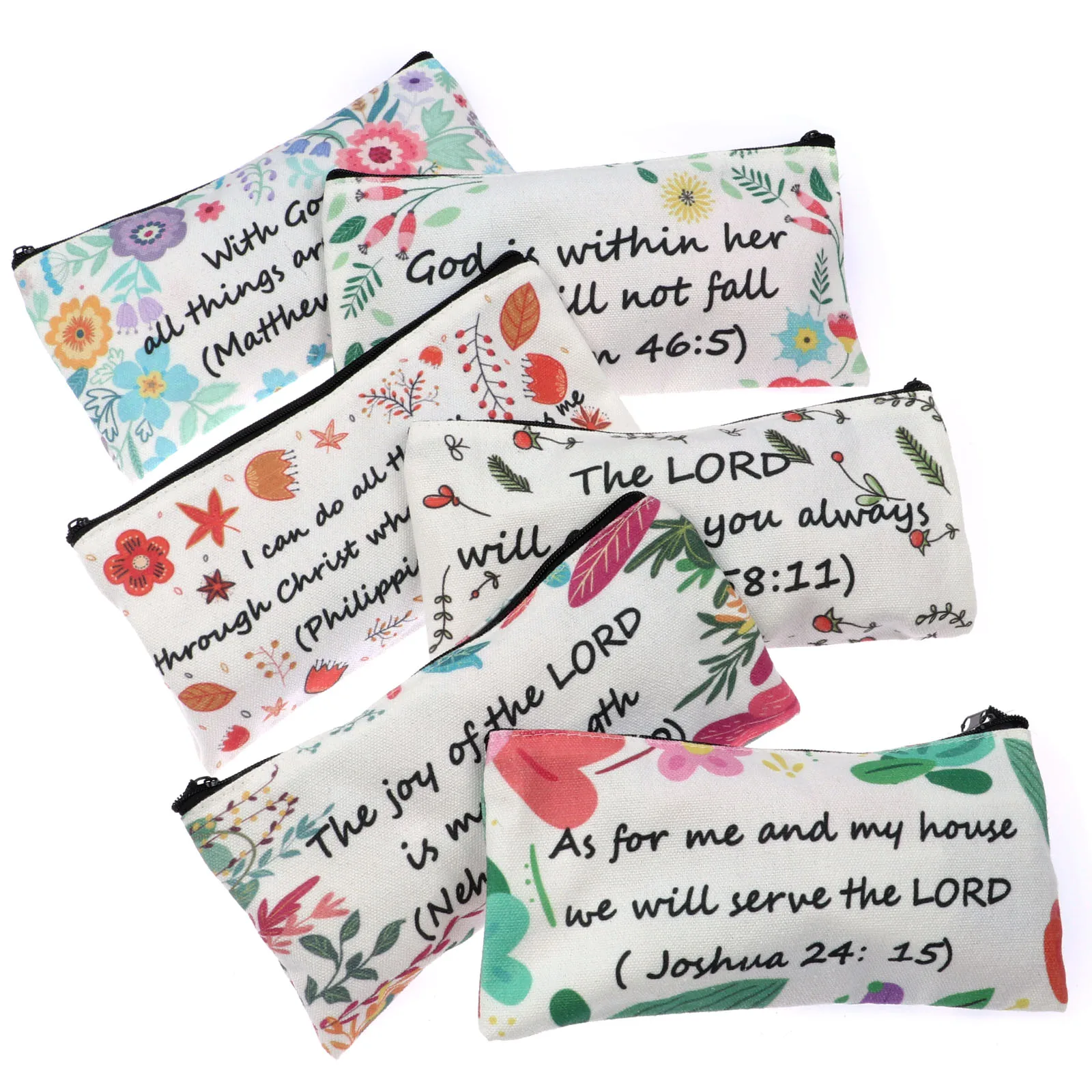 Bags Inspirational Quote Bible Verse Pencil Case