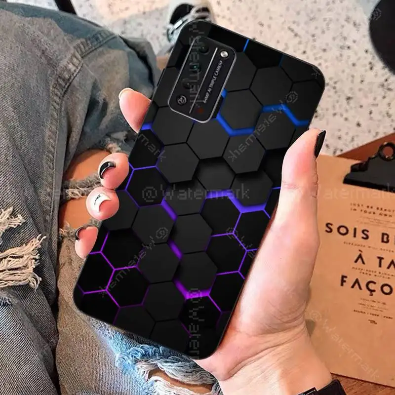 YNDFCNB Luxury Geometry Cool Phone Case for Huawei Honor 10 i 8X C 5A 20 9 10 30 lite pro Voew 10 20 V30