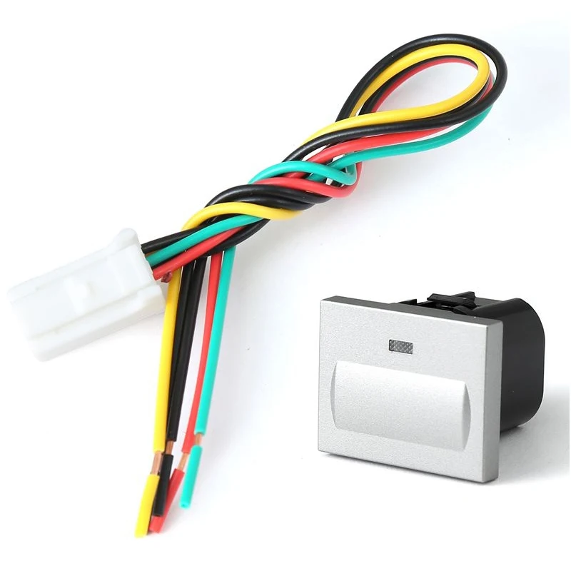 

Серебристый автомобильный светодиодный радар, противотуманные фары, тепло, рулевое колесо, кнопка переключения отопления зеркала для Ford Focus 2 2004-2010 mk2 Transit