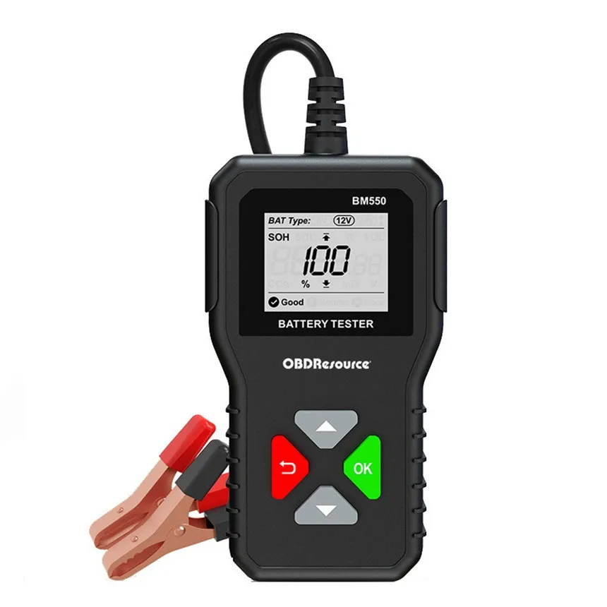 

Car Battery Tester 6V 12V 24V 100-2000A CCA Voltage Analyzer Capacity Digital Cars System Batteries Analyzer Auto Battery Tool