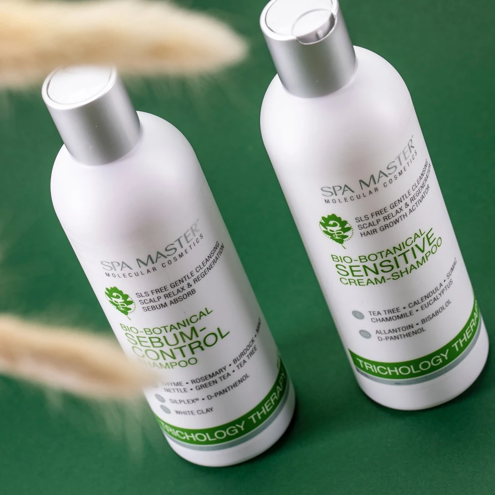 SPA MASTER шампунь против жирности кожи головы SEBUM-CONTROL SHAMPOO безсульфатный 330 мл |