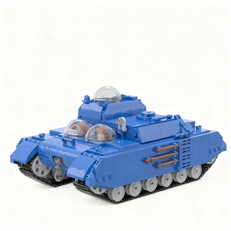 Фото 862 детали MOC Icons Moon Tank Tintin Explorers: Конструктор-модель, идея для рождественского подарка, развивающая игрушка для детей №3