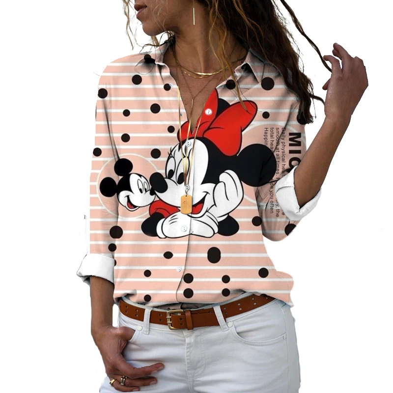 

Брендовый новый бренд disney, Микки и Минни, аниме 3d принт, милый Повседневный Топ в стиле Харадзюку, Пляжная кавайная одежда 2022, женская одежда