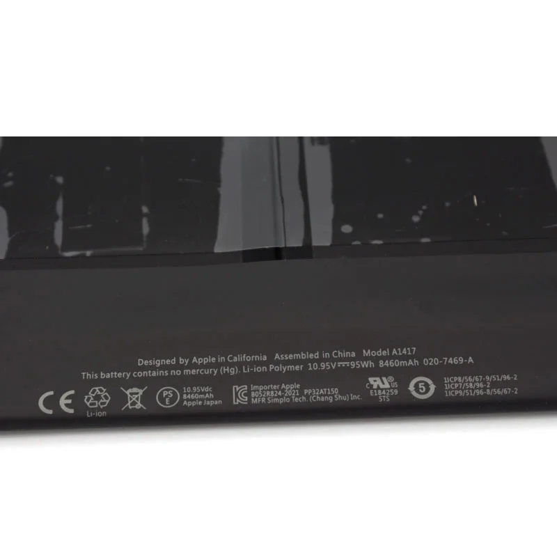 JCLJF A1494 A1417 Аккумулятор для ноутбука Apple MacBook Pro 15 дюймов A1398 Retina 2012 2013 2014 год