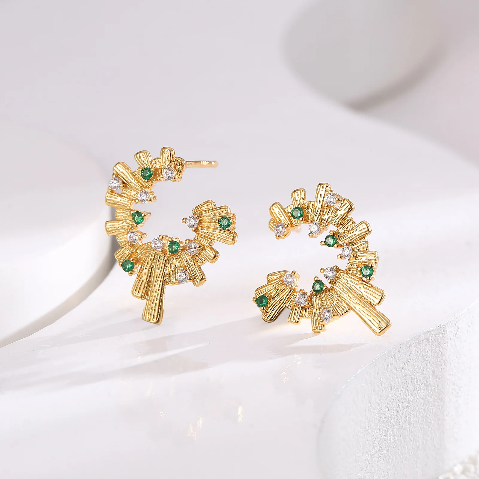 New In Vintage Zircon Original Earrings For Women Luxury Designer Gift Jewelry Earing Accessories