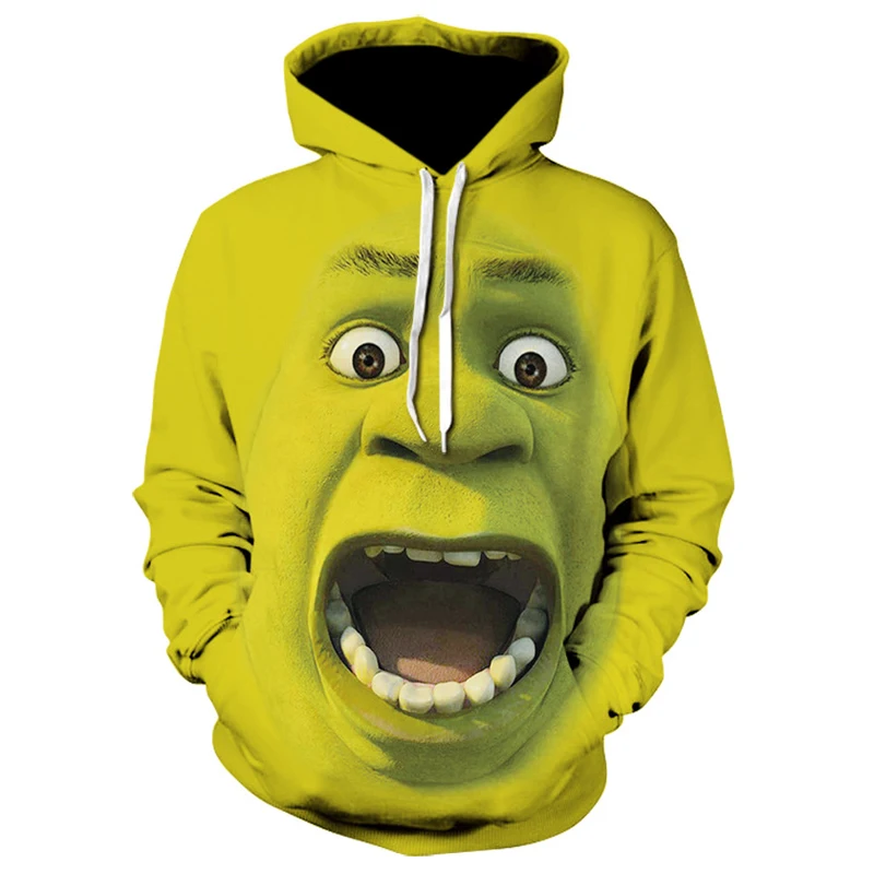 

Women Men's Fashion Shrek 3d Hoodies Shrek Shirt Funny Hoodie Hip Hop Streetwear 3d Print Sweatshirts