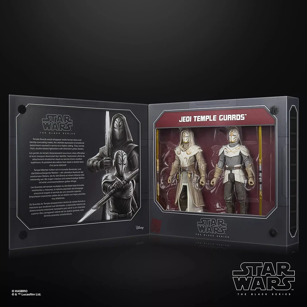 Фото В наличии оригинальные НОВЫЕ коллекционные фигурки Hasbro STAR WARS The Black Series Jedi Temple Guards, набор из 2 штук, 15 см, модель игрушечных фигурок №3