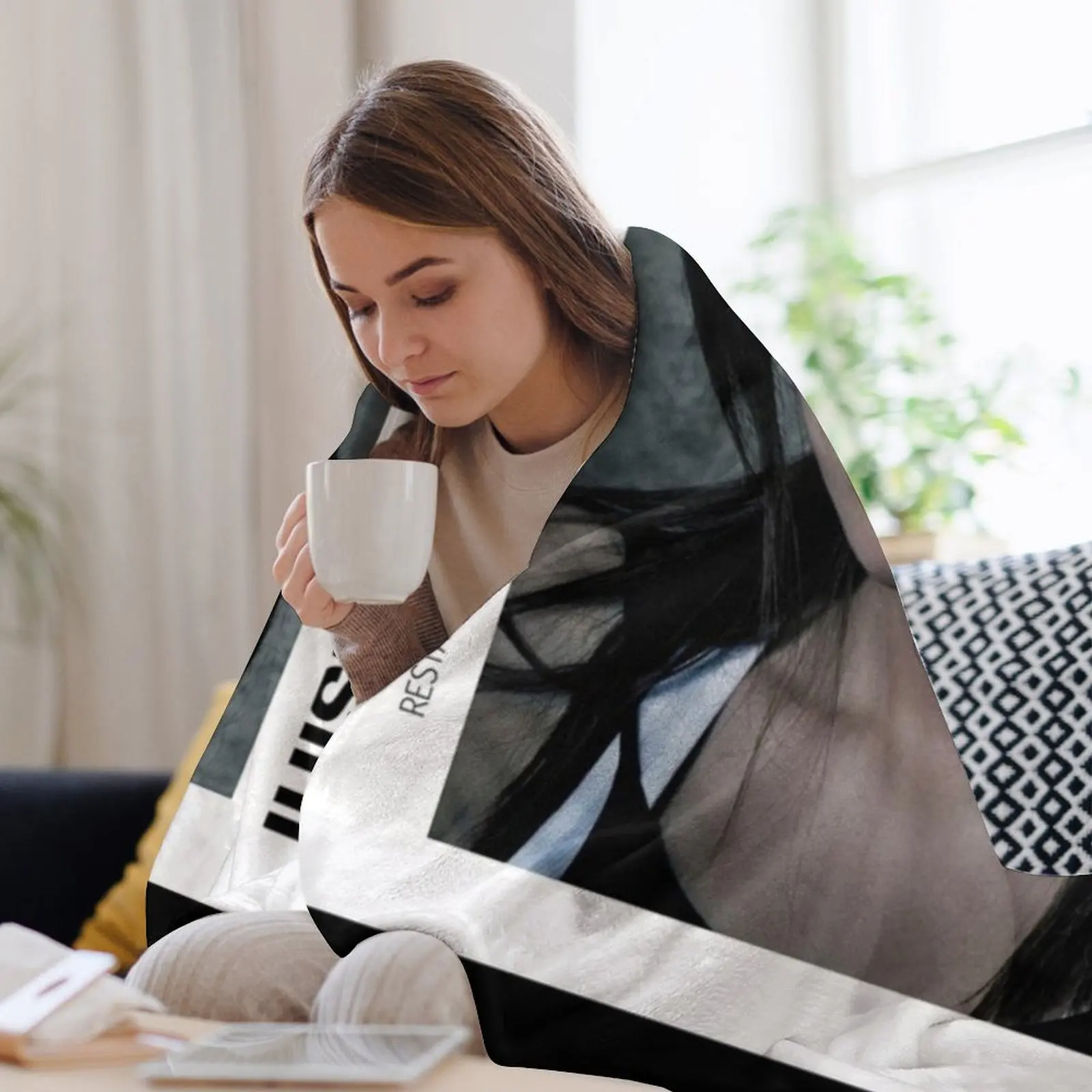 Лора Паусини ресторан в Xoantum Throw Blanket одеяла и стиле ретро Свободные